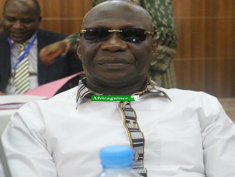 Feature image Général Bouréma Condé, ministre de l'administration du Territoire et de la Décentralisation, Photo Boubacar Diallo, Africaguinee.com, Novembre 2016