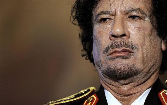 L'ancien président libyen Moammar Kadhafi