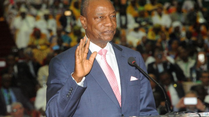 Le président guinéen Alpha Condé