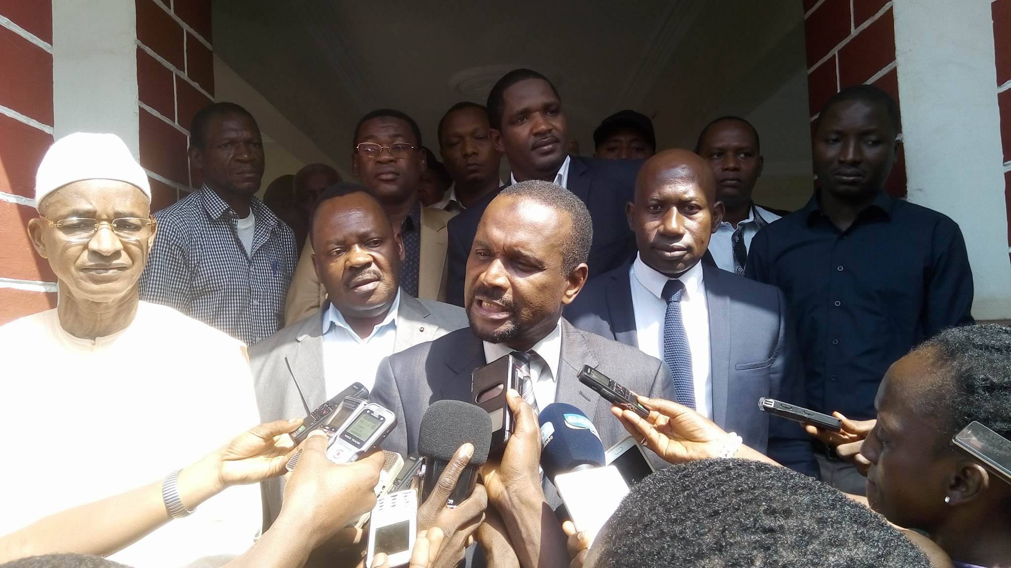 Feature image Des leaders de l'opposition guinéenne à Conakry