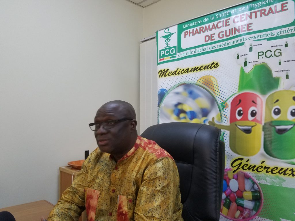 Le Dr Moussa Konaté, Directeur Général de la Pharmacie Centrale de Guinée
