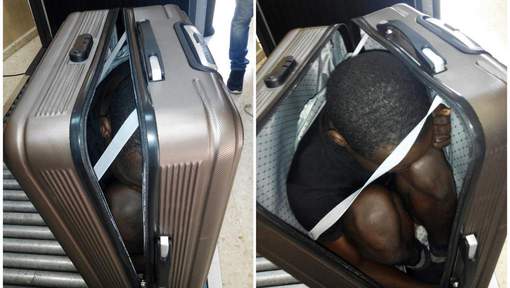 Feature image Migrant gabonais dans une valise