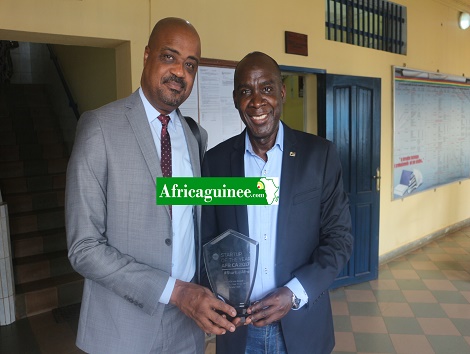 Feature image Le Ministre Damantang Albert Camara et Aguibou Barry