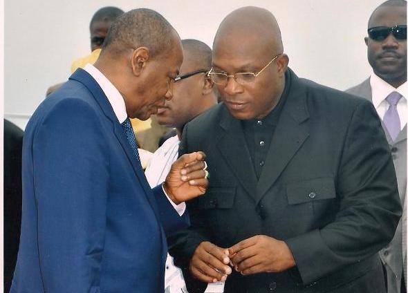 Feature image Alpha Condé et le Ministre d'Etat Kiridi Bangoura