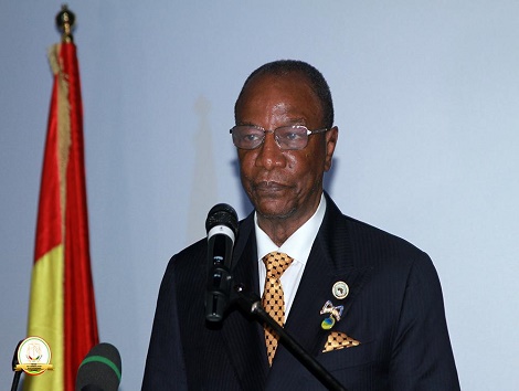 Le Président guinéen Alpha Condé