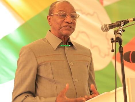 Le Président guinéen Alpha Condé