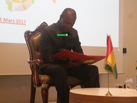 Alpha Condé, ¨Photo Boubacar Diallo, Africaguinee.com 2017