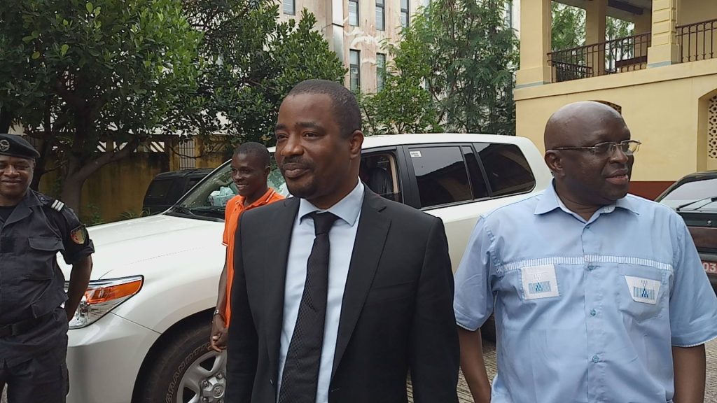Tibou Kamara après son audition à Conakry