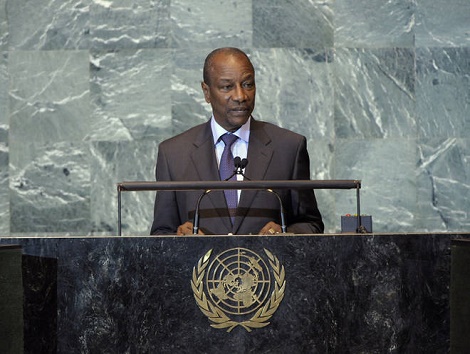 Feature image Alpha Condé au siège des Nations-Unies à New-York