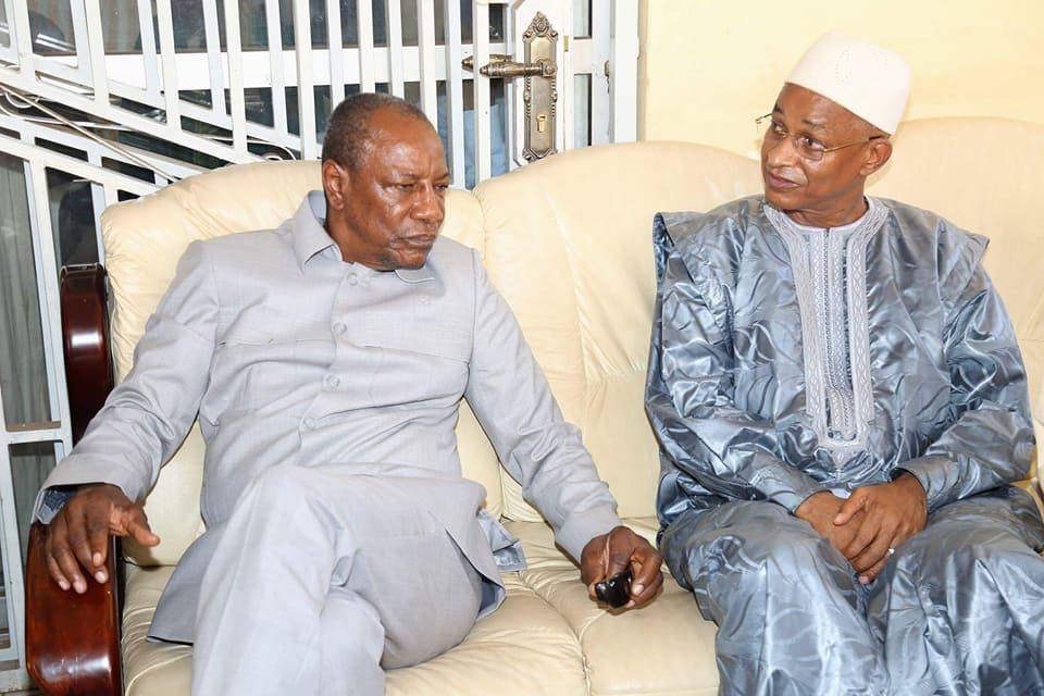 Alpha Condé et Cellou Dalein Diallo à Conakry