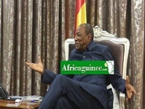 Alpha Condé, le Président guinéen