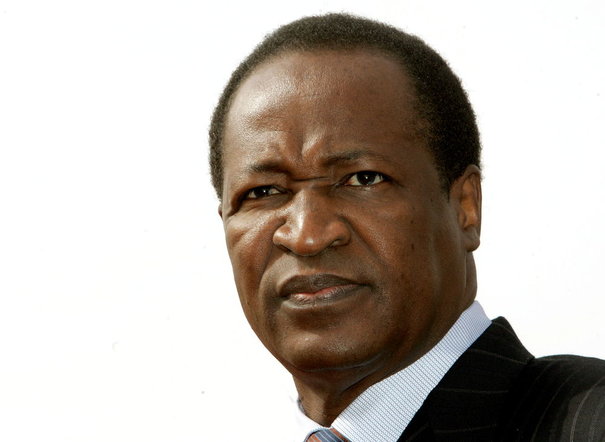 L'ancien président burkinabé Blaise Compaoré-Africaguinee.com