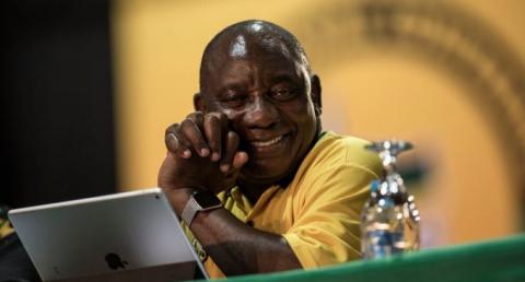 Le nouveau patron de l'ANC, Cyril Ramaphosa-Africaguinee.com