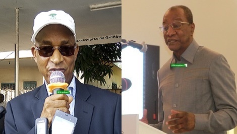 Cellou Dalein Diallo et le Président Alpha Condé