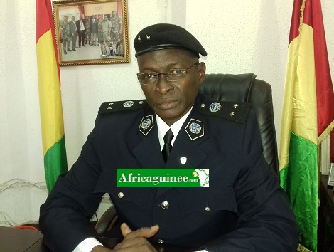 Commissaire Aboubacar Kasse, porte-parole de la police nationale