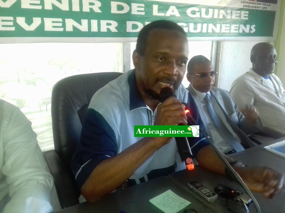 Aboubacar Sylla, leader de l'Union des Forces du Changement