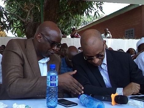 Feature image Dr Fodé Oussou Fofana et Cellou Dalein Diallo au siège l'UFDG (Conakry)