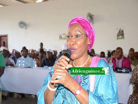 Maimouna Bah, vice-présidente des femmes de l'UFDG