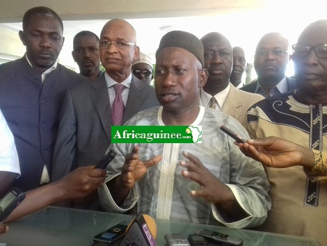 Des leaders de l'opposition à Conakry