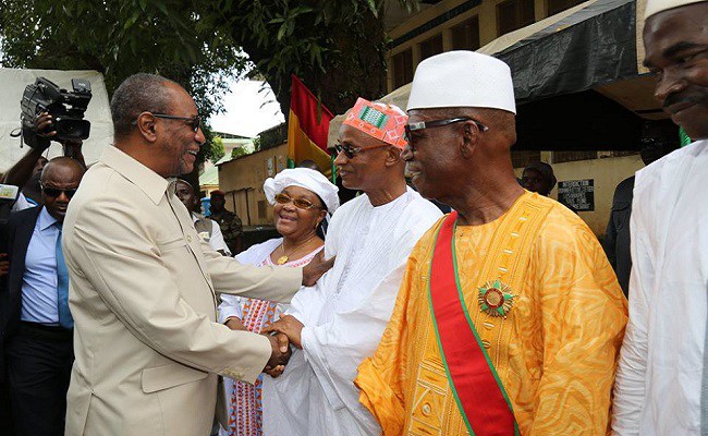 Alpha Condé et Cellou Dalein Diallo à Conakry