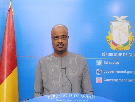 Le porte-parole du Gouvernement guinéen, Damantang Albert Camara