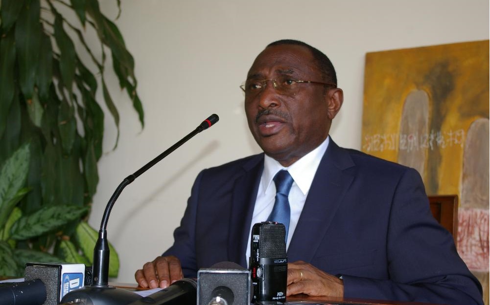 Sidya Touré, leader de l'Union des Forces Républicaines (Guinée)