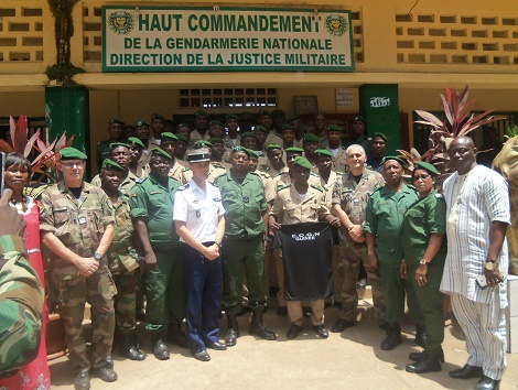 Feature image Des responsables de la gendarmerie guinéenne