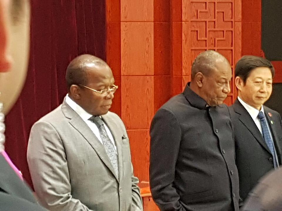 Alpha Condé et son Premier Ministre Kassory Fofana