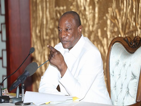 Le Président de la République de Guinée, Alpha Condé