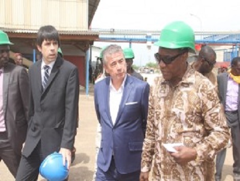 Alpha Condé, le Président guinéen lors d'une visite à Dabola, image d'archive