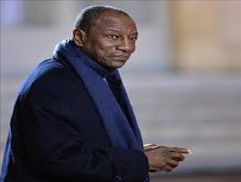Le Président guinéen, Alpha Condé