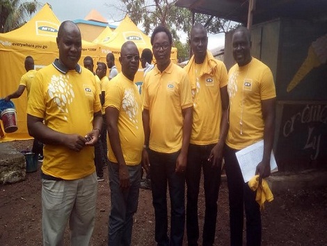 Des travailleurs de MTN Guinée