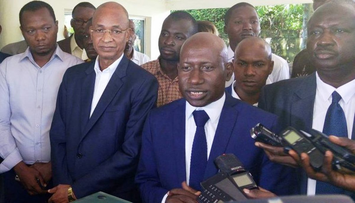 Feature image Des leaders de l'opposition guinéenne à Conakry