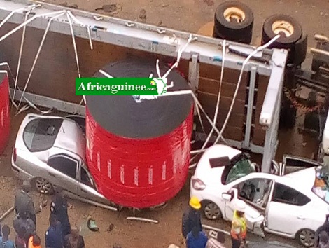 Accident de circulation à Kaloum