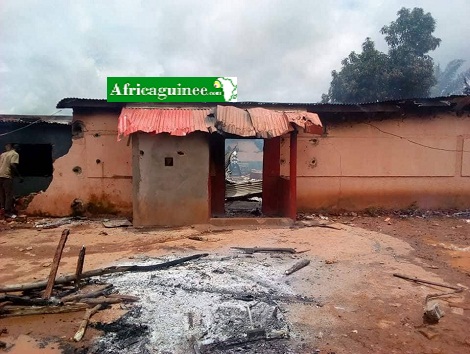 Feature image Un bars incendiés à Kankan suite au meurtre d'un jeune