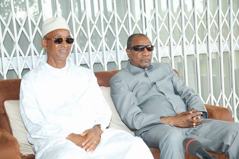 Feature image Alpha Condé, Président de la République de Guinée et son principal opposant Cellou Dalein Diallo