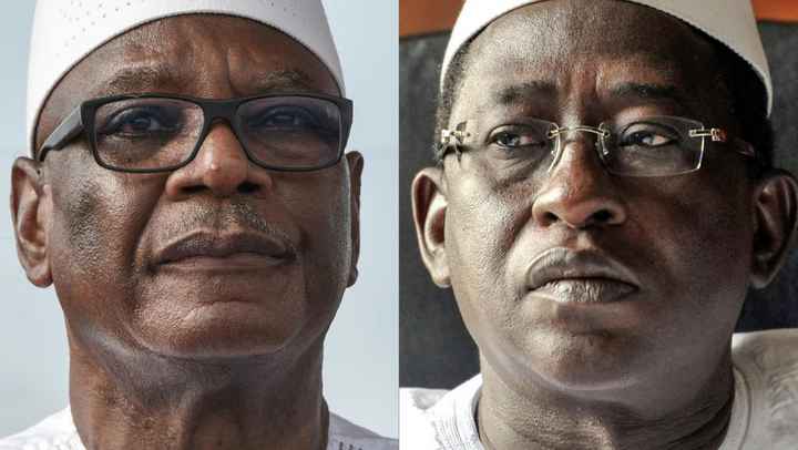 Les candidats Ibrahima Boubacar Keita et Soumaila Cissé-Africaguinee.com