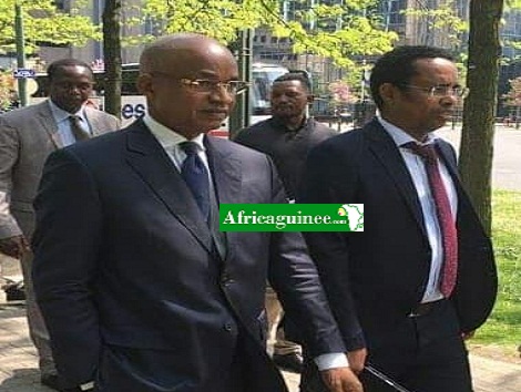 Feature image Cellou Dalein Diallo, leader de l'UFDG et Souleymane Thiâghel Bah, responsable de communication du parti