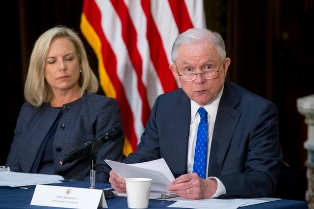 Feature image Jeff Sessions est le maître d'oeuvre de la politique américaine de lutte contre l'immigration illégale. Image: Keystone