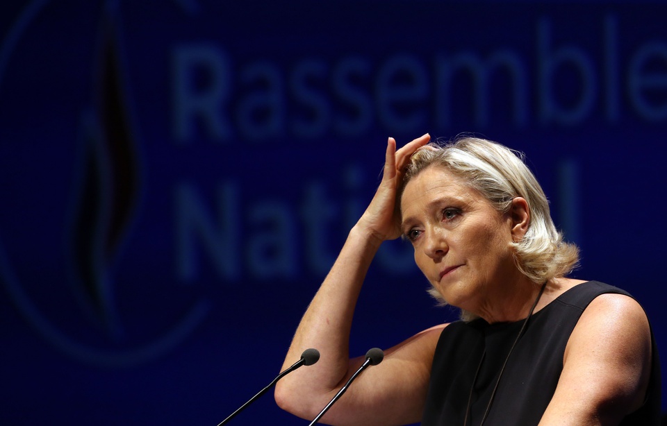Feature image Marine Le Pen, cheffe de l'extrême droite française