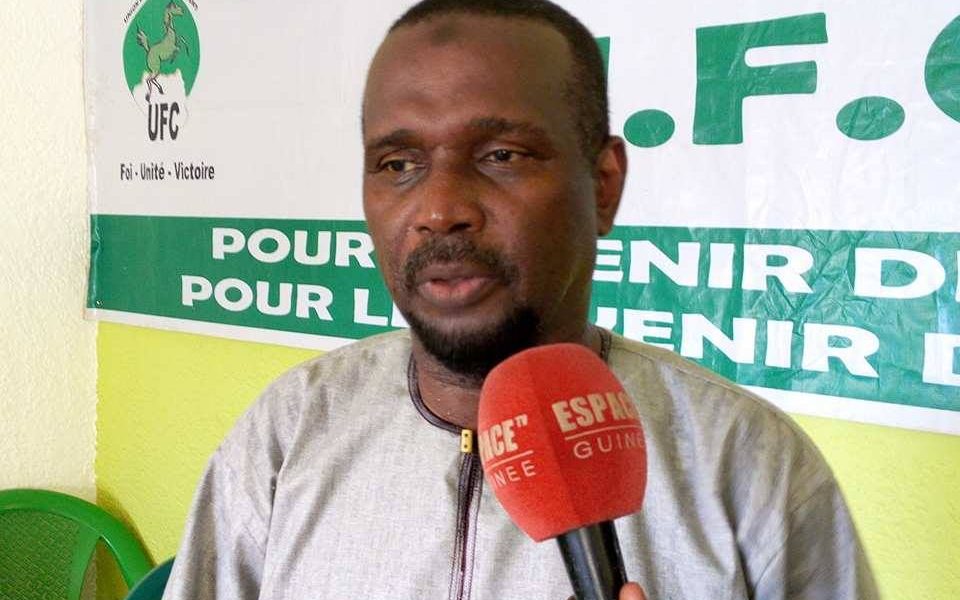 Aboubacar Sylla, leader de l'Union des Forces du Changement