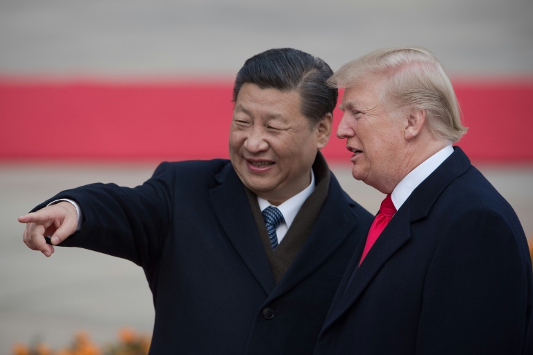 Feature image Les présidents Xi Jinping et Donald Trump-AFP