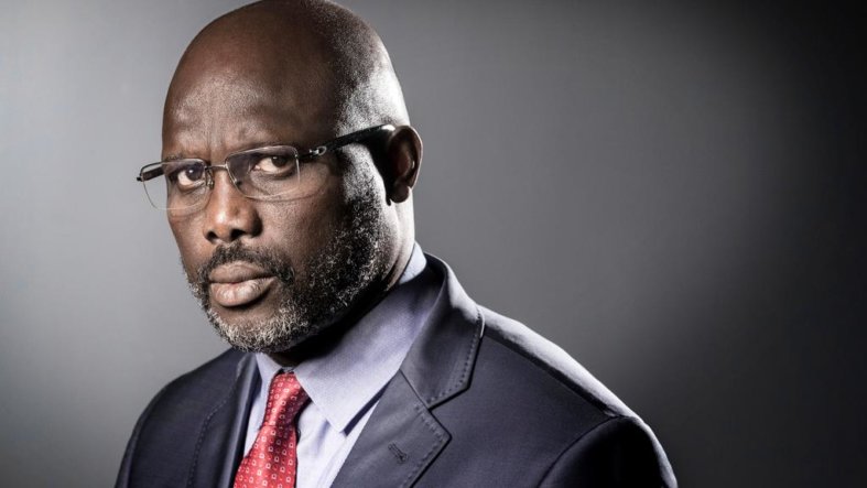 Le président libérien Georges Weah-Africaguinee.com