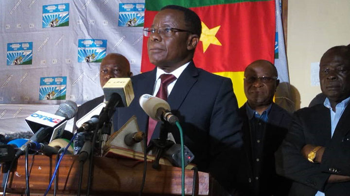Le candidat de l'opposition Maurice Kamto-AFP