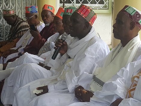Feature image Une délégation de sages du Foutah-Djallon conduite par son Kahlife général, Elhadj Bano Bah reçu par Cellou Dalein Diallo