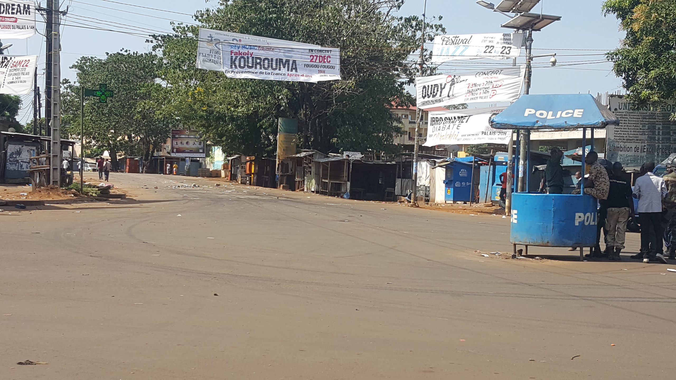 Des échauffourées au quartier Kipé, Conakry