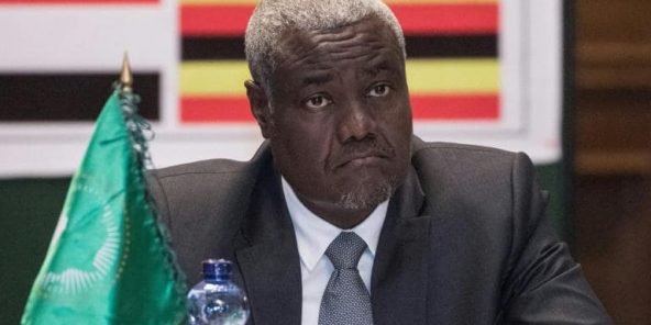 Moussa Faki Mahamat, président de la commission de l'Union Africaine-AFP