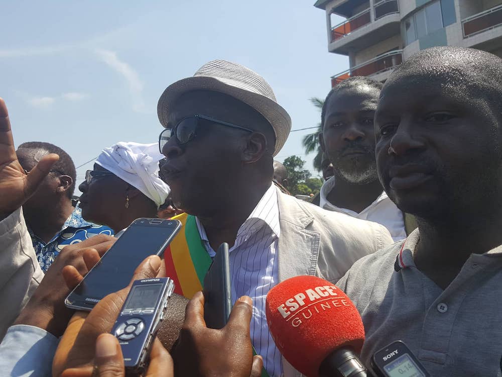 Des acteurs politiques de l'opposition guinéenne