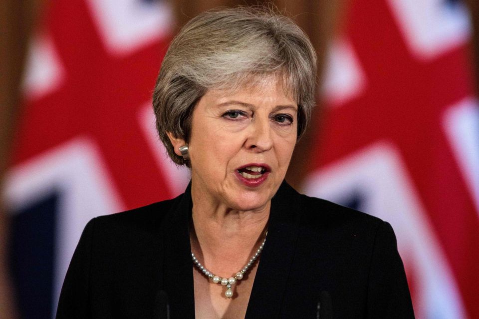 Le première ministre britannique Thérésa May-Africaguinee.com