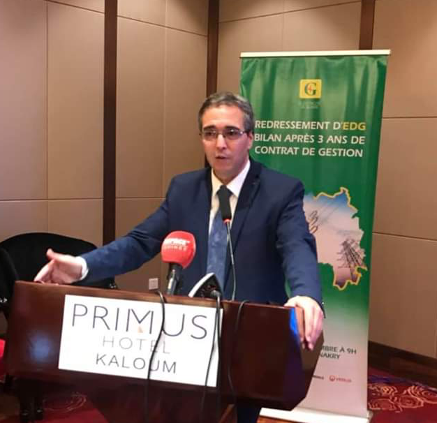 Abdenbi Attou, Administrateur Général de la société "Electricité De Guinée"
